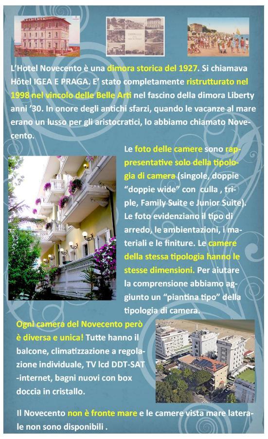 Novecento Suite Hotel ริชโชเน ภายนอก รูปภาพ